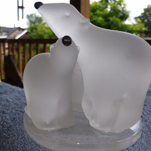 PartyLite polar bear candle holder
